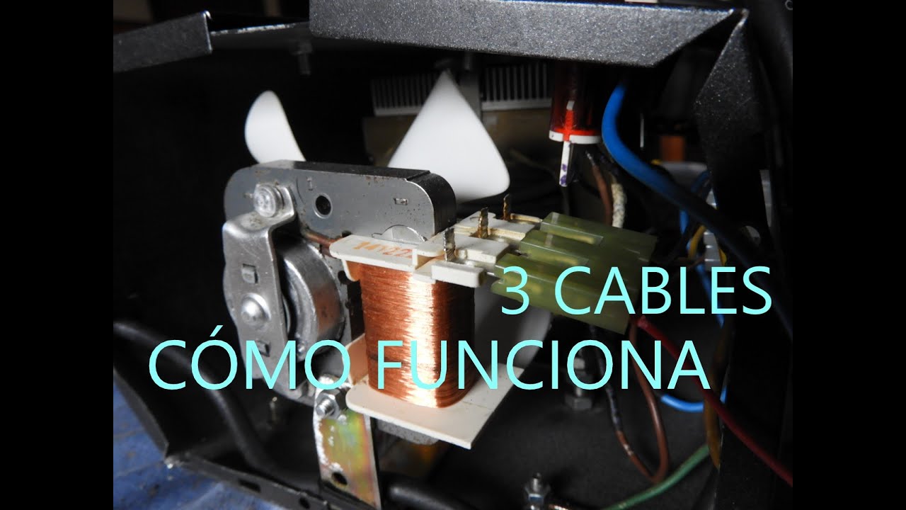 VENTILADOR 3 HILOS DE MICROONDAS .Comprobador de motores de plato microondas 30v.