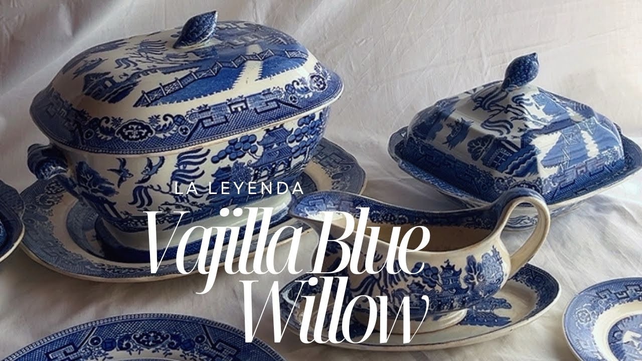 La vajilla inglesa antigua más famosa: Blue Willow! La conocías?