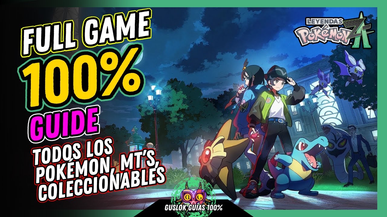 FULL GAME 100% WALKTROUGH | TODOS LOS COLECCIONABLES, POKÉMON, MISIONES... | 💯Leyendas Pokemon: Z-A🏆