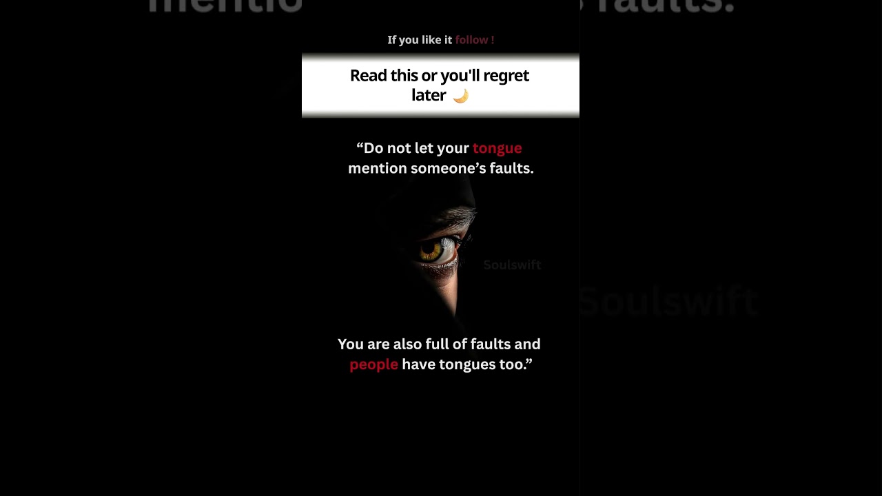 Think Before You Judge Others 