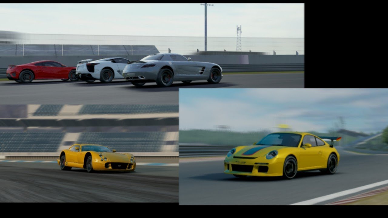 SLS AMG v NSX v LFA v Cerbera v RUF - Ultimate Assoluto Racing Comparison