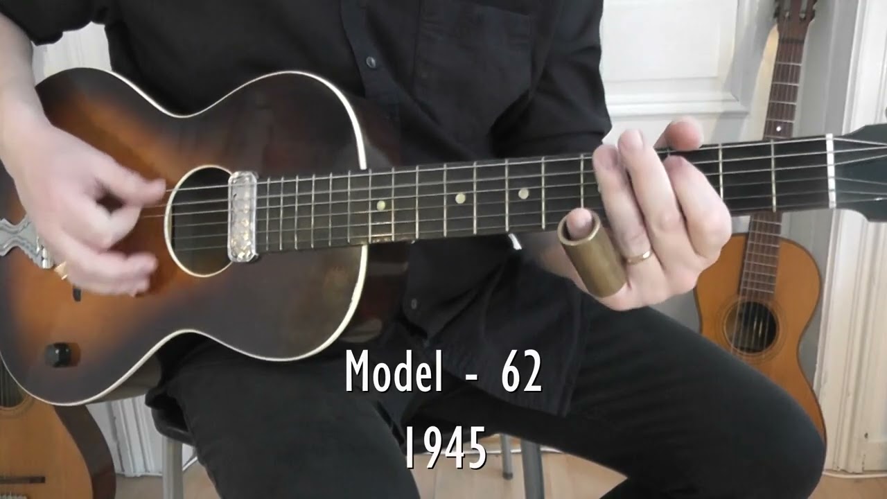 Vintage LEVIN parlor guitars from 1908 - 1945 in Open & Standard tuning. (Part 7)