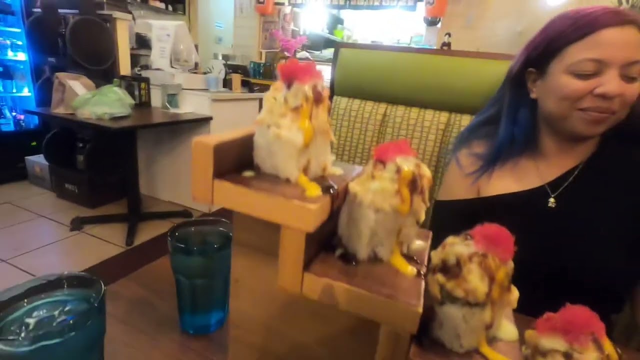 Irashai Sushi in west Seattle with delicious sushi tower