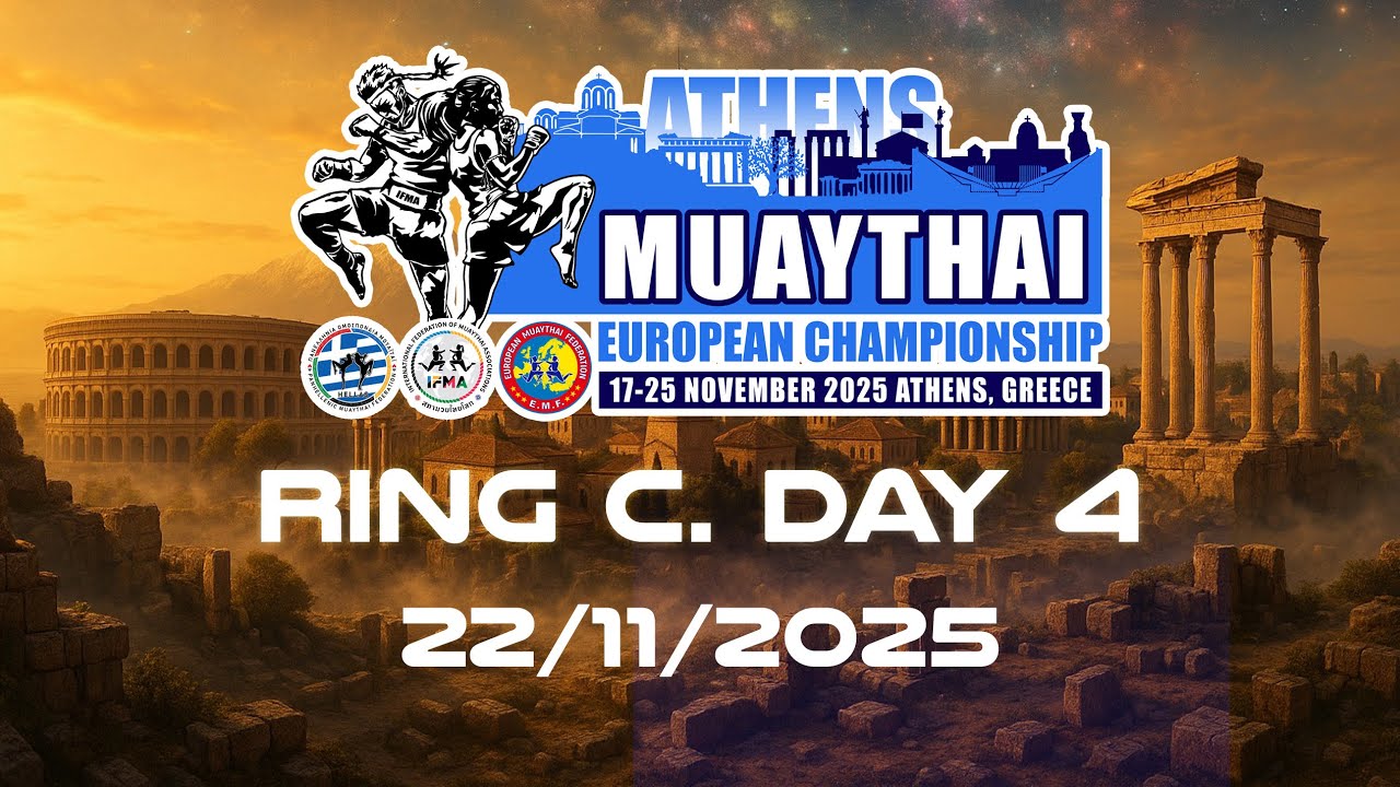 IFMA European Muaythai Championships 2025 – Day 4 | Ring C. Live from Athens (Youth & Kids Finals)