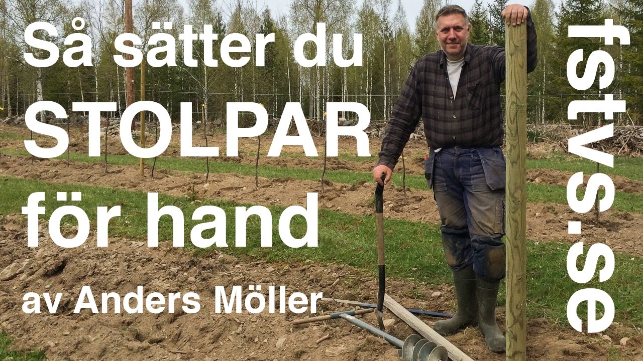 Sätta stolpar
