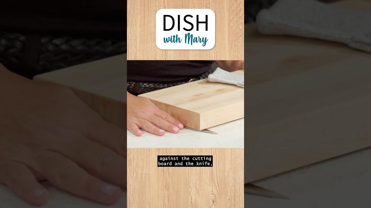 Accessible Kitchen Tip: Knife Safety | Dish with Mary #Accessibility #Cooking #KitchenHacks