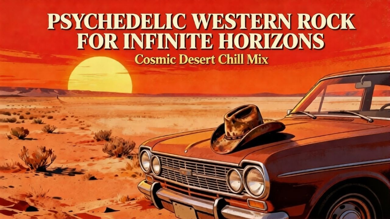 Psychedelic Western Rock for Infinite Horizons | Cosmic Desert Chill Mix