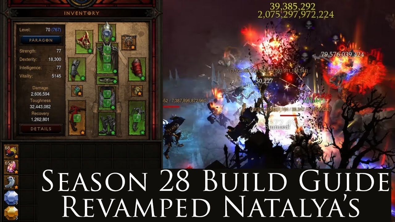 Patch 2.7.5 Natalya's Demon Hunter Set + Build + Gameplay | Diablo 3 Season 28 Builds