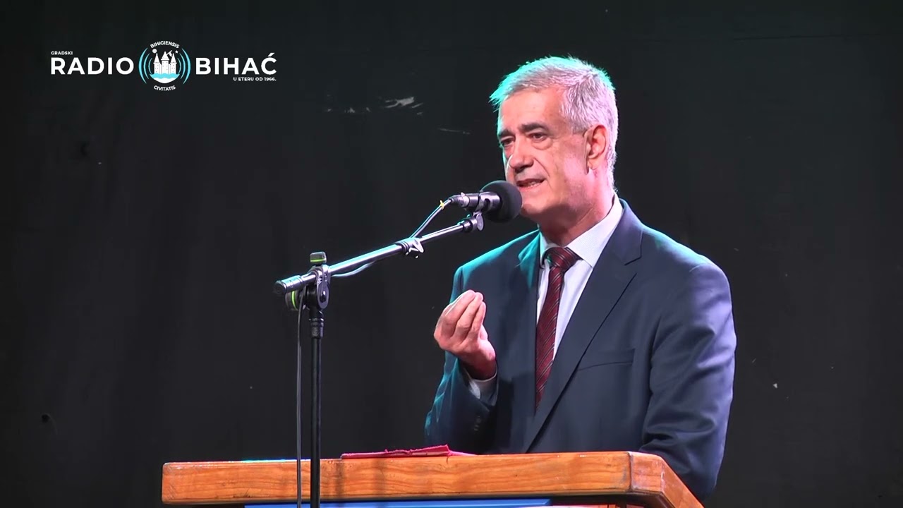 Obraćanje &Scaron;uhreta Fazlića, gradonačelnika Bihaća