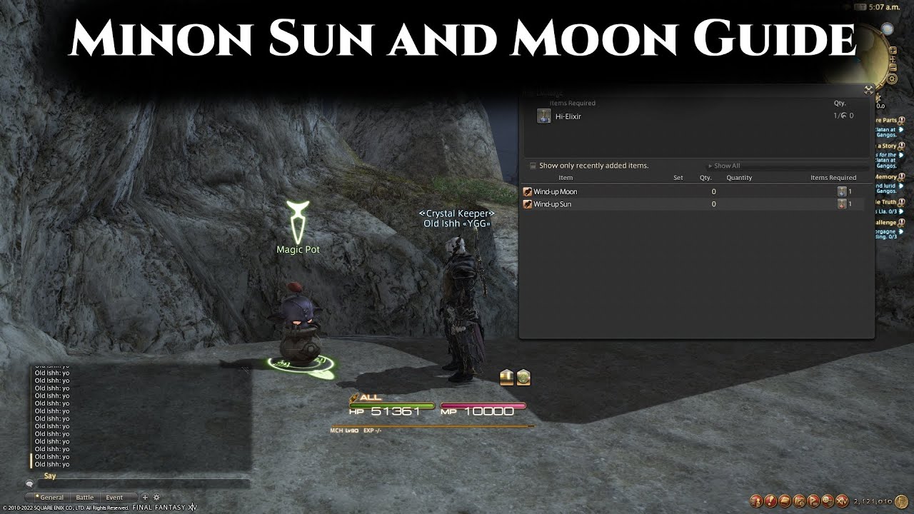 FFXIV Wind Up Sun and Wind Up Moon Minions Guide