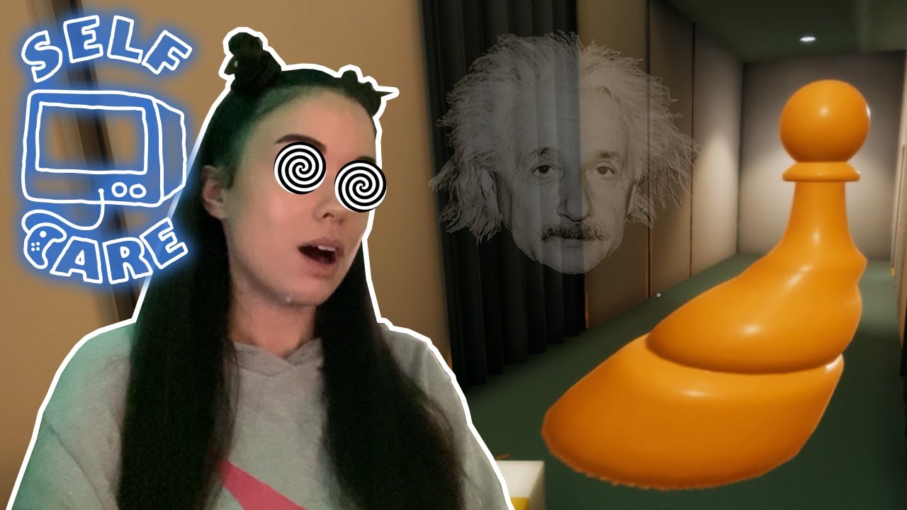 at a magicians conference with einstein's ghost | self care gaming: superliminal