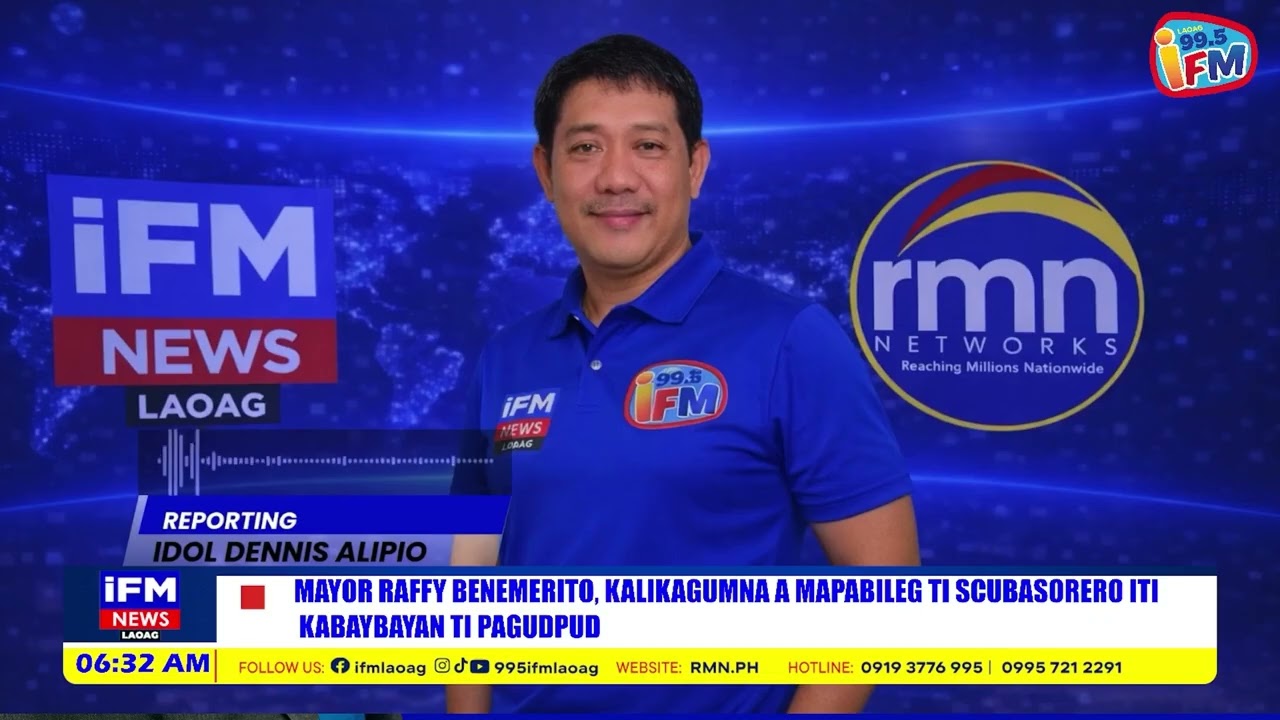 𝐈𝐅𝐌 𝐍𝐄𝐖𝐒  𝐌𝐀𝐘𝐎𝐑 𝐑𝐀𝐅𝐅𝐘 𝐁𝐄𝐍𝐄𝐌𝐄𝐑𝐈𝐓𝐎, 𝐊𝐀𝐋𝐈𝐊𝐀𝐆𝐔𝐌𝐍𝐀 𝐀 𝐌𝐀𝐏𝐀𝐁𝐈𝐋𝐄𝐆 𝐓𝐈 𝐒𝐂𝐔𝐁𝐀𝐒𝐎𝐑𝐄𝐑𝐎 𝐈𝐓𝐈 𝐊𝐀𝐁𝐀𝐘𝐁𝐀𝐘𝐀𝐍 𝐓𝐈 𝐏𝐀𝐆𝐔𝐃𝐏𝐔𝐃