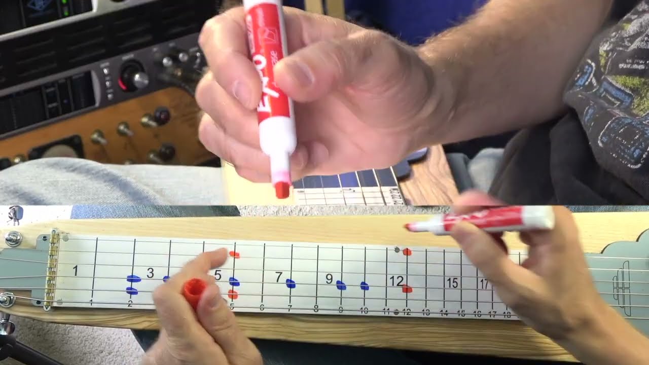 Swampy Singing Blues Lick - Open D Lap Steel