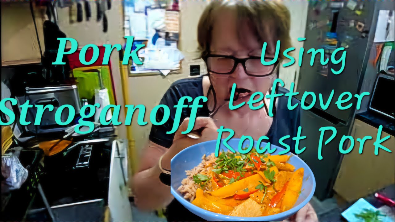 Got leftover roast pork ? Don't sack it off , make Pork Stroganoff #loveyourleftovers #nowaste