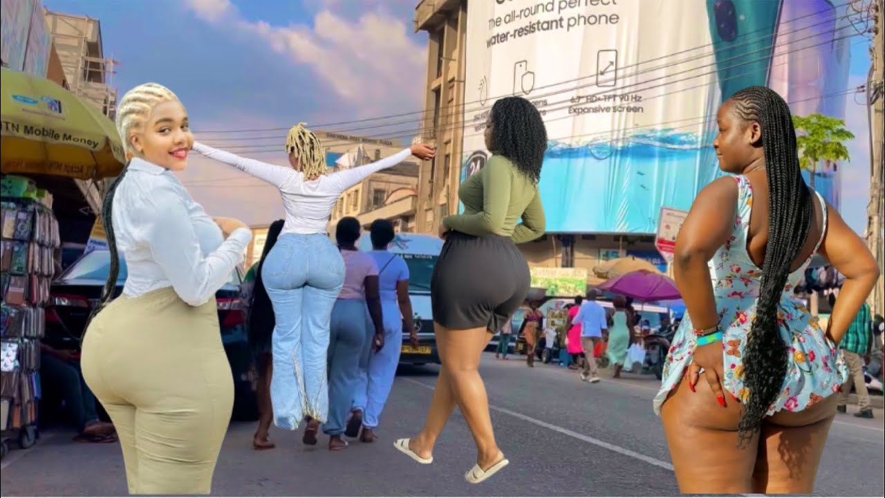 GHANA HAS THE MOST BEAUTIFUL GIRLS IN AFRICA-STREET WALK ||GHANA NIGHTLIFE||