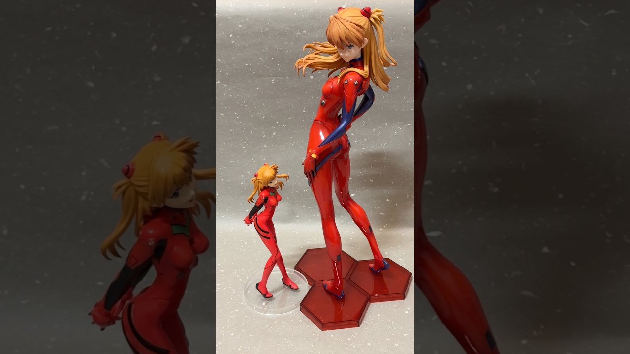 【阿隆開箱】超巨！bear panda 1/4 新世紀福音戰士 明日香 pvc模型 #evangelion #unboxing #asuka