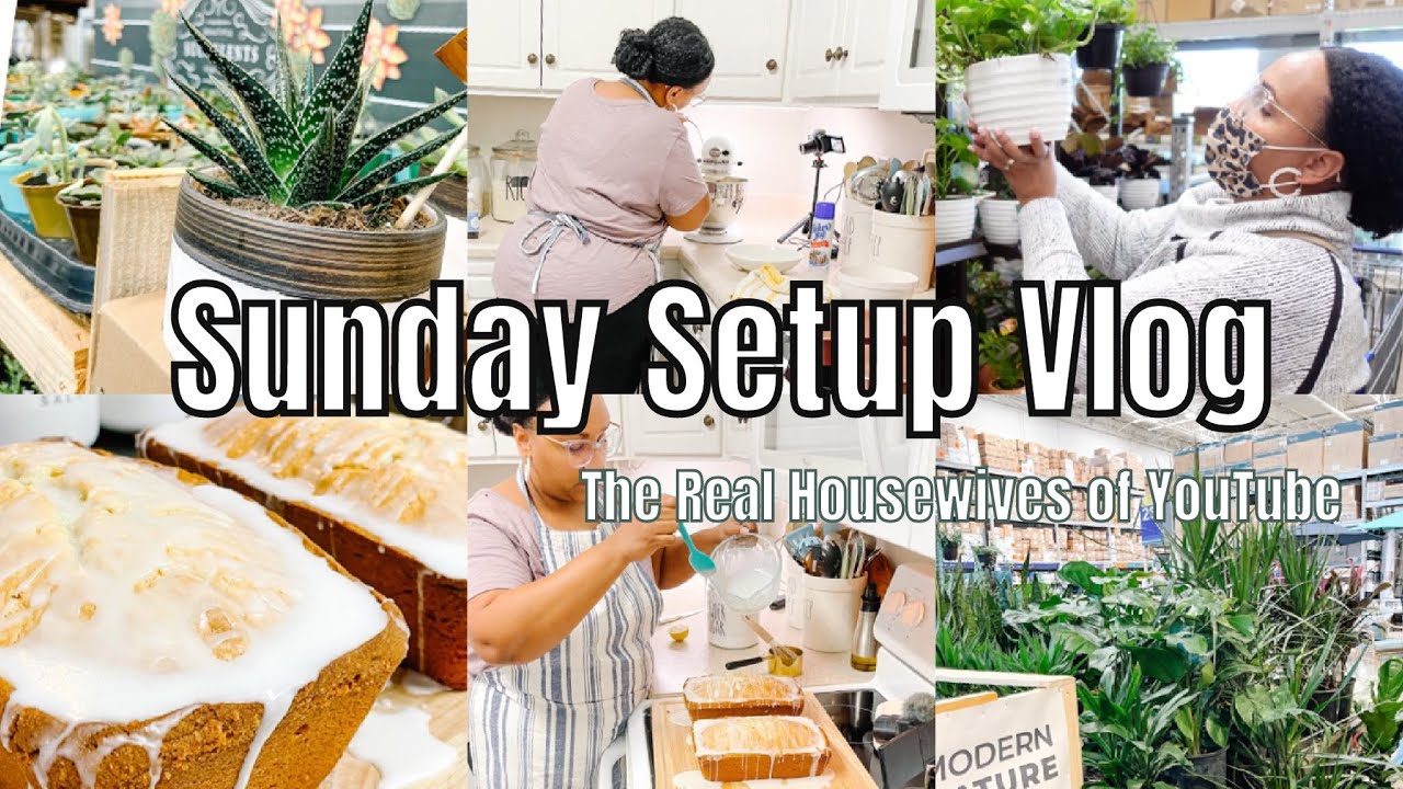 SUNDAY RESET / THE REAL HOUSEWIVES OF YOUTUBE / WEEKLY RESET ROUTINE / BAKE WITH ME / MEAL PLANNING