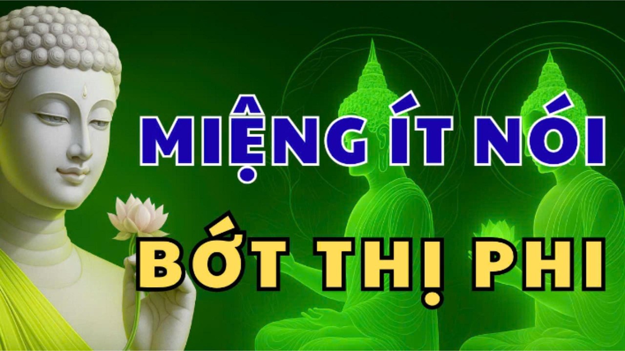 PHẬT DẠY 5 ĐIỀU VỀ LỜI NÓI – ÍT NÓI BỚT THỊ PHI PHƯỚC BÁU TỰ TĂNG |MINH TRIẾT ĐỜI THƯỜNG#loiphatday