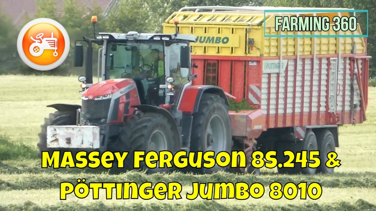 Silage 2022 | Massey Ferguson 8S.245 & Pöttinger Jumbo 8010