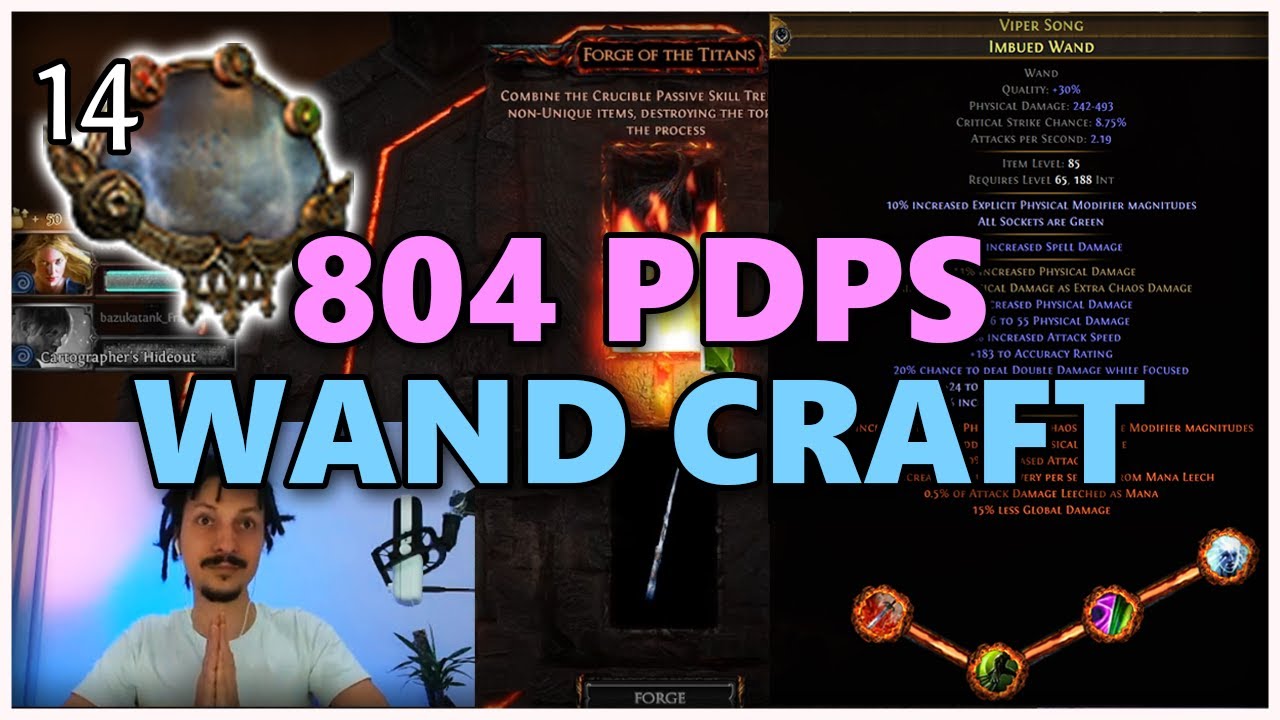 [PoE] Bazukatank творит безумие, создавая жезл с уроном 804 pDPS — Основные моменты стрима #716