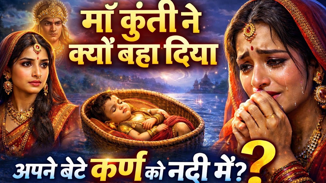 “माँ कुंती ने क्यों बहा दिया अपने बेटे कर्ण को नदी में