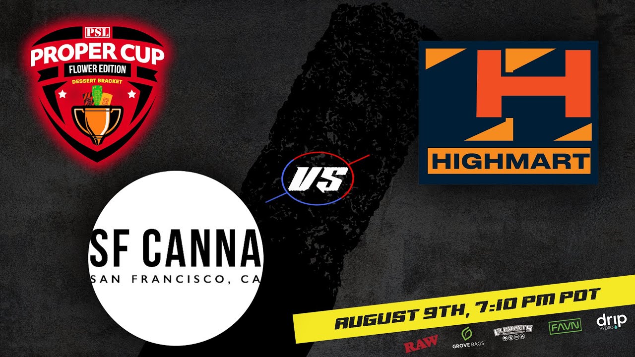 Proper Cup - Dessert Bracket: High Mart vs SF Canna
