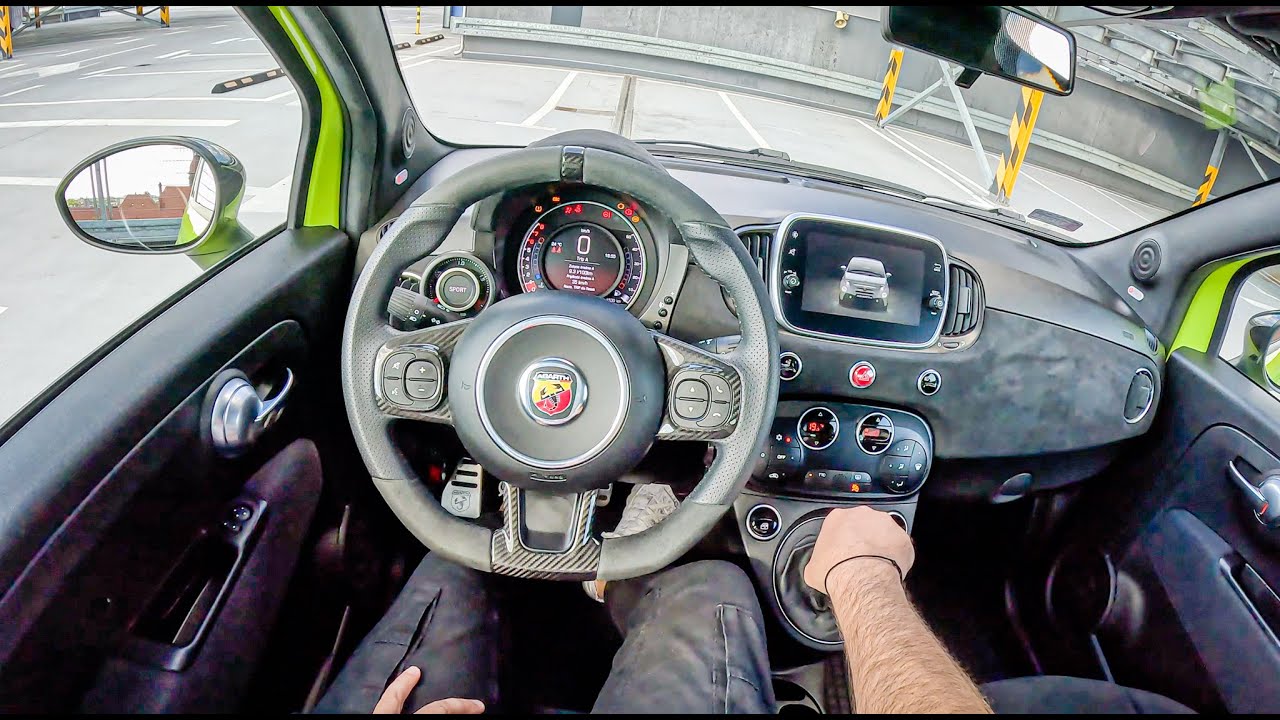 Abarth 595 Competizione [1.4 T-JET 180HP] |0-100| POV Test Drive #1787 Joe Black
