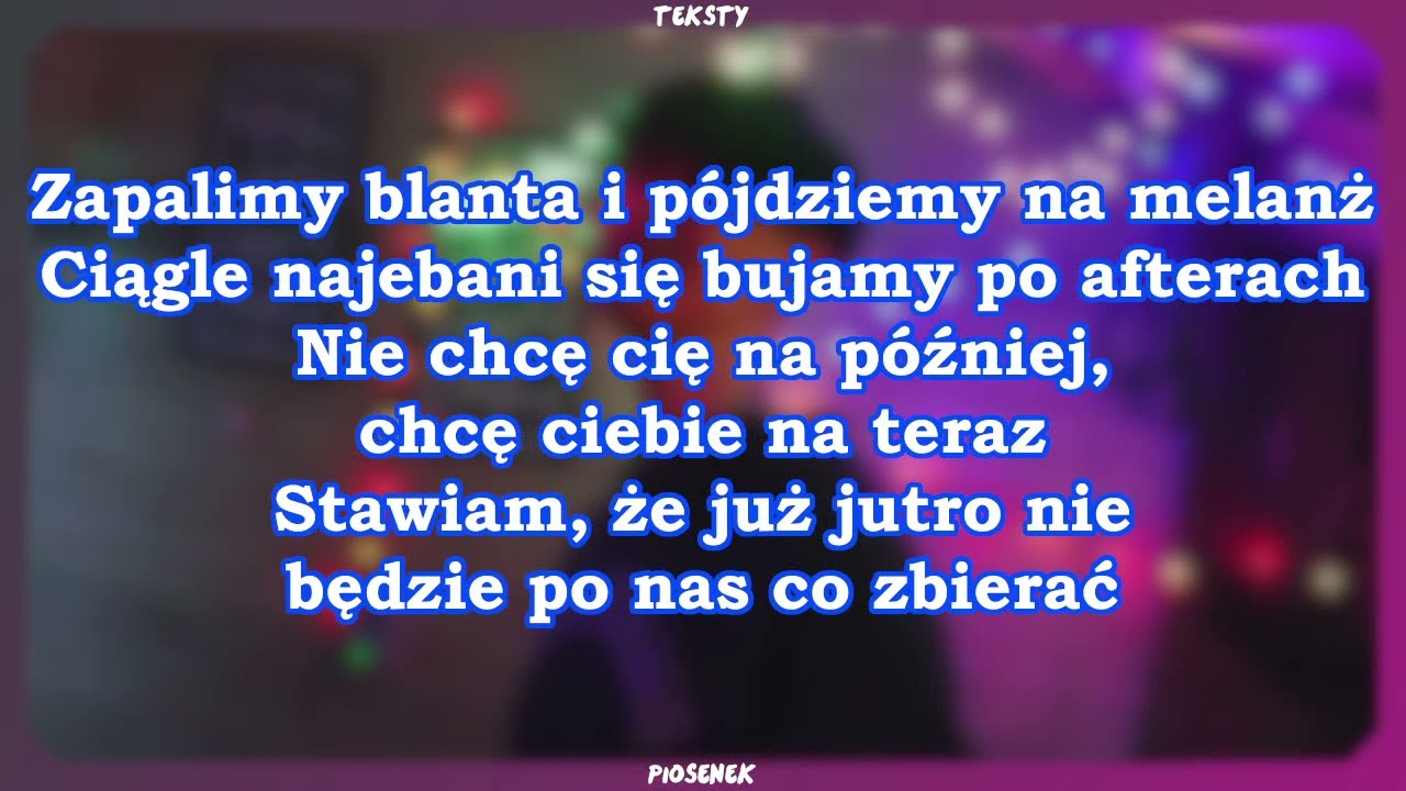 KUMI - ZAPALIMY BLANTA (Tekst)