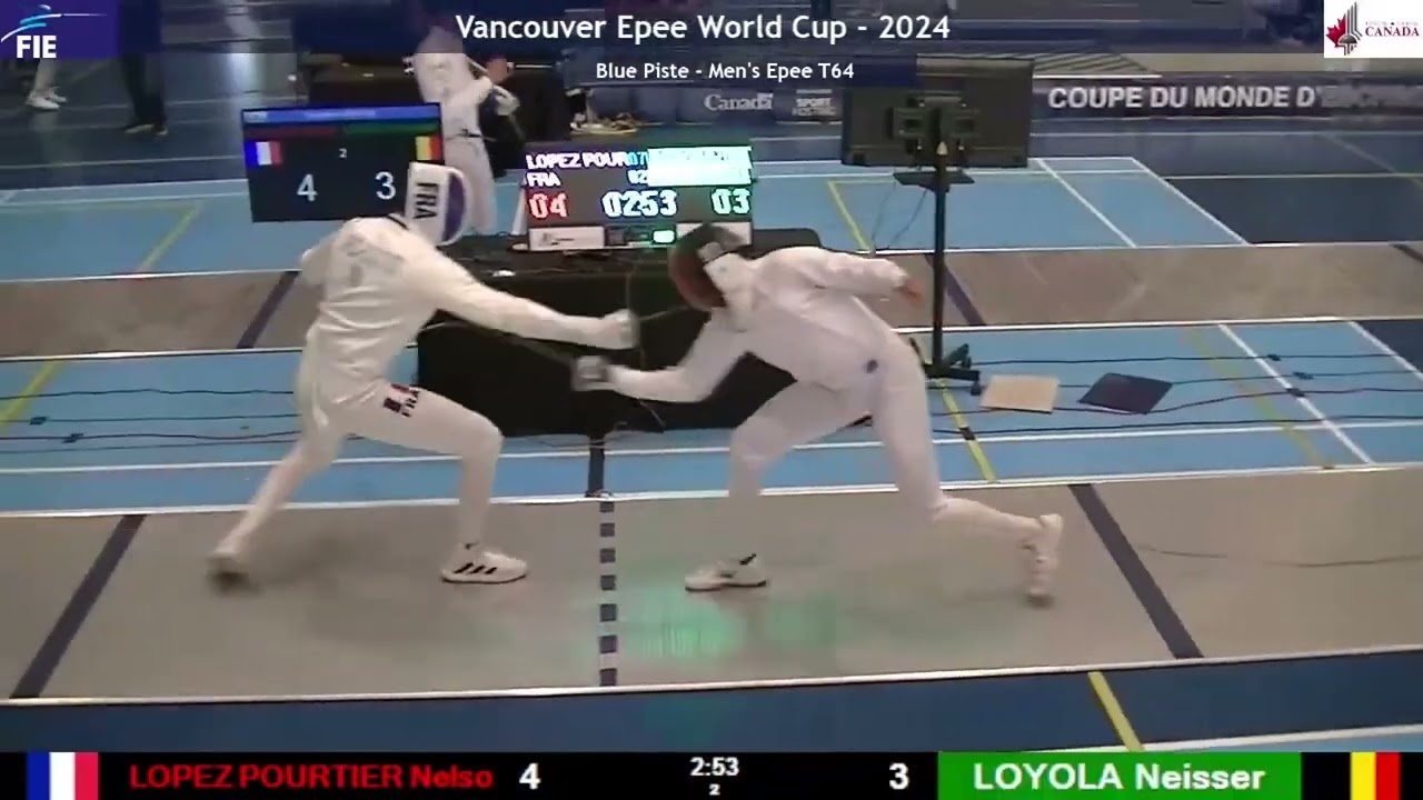 Vancouver World Cup 2024 SME - L64 - Nelson Lopez-Pourtier FRA v Neisser Loyola BEL