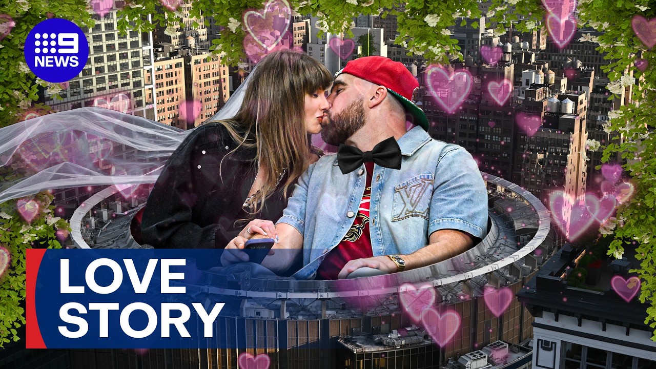 Taylor Swift and Travis Kelce prepare to wed  | 9 News Australia