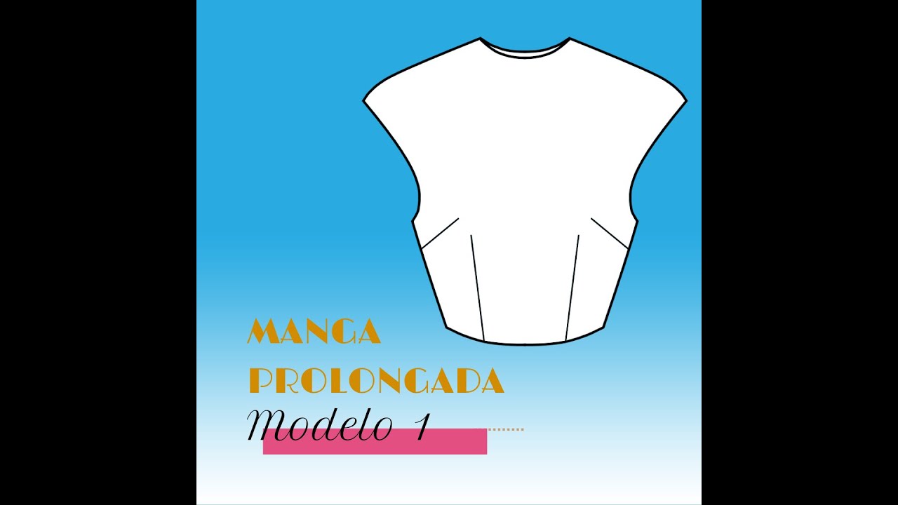 ✨ MANGA PROLONGADA: Modelo I ✨ #patronaje #patternmaking