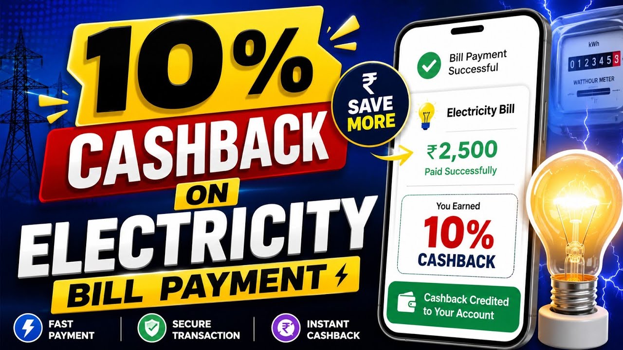 Earn Cashback on Electricity Bill Payment 💥 Slice Credit Card Spark Offer 