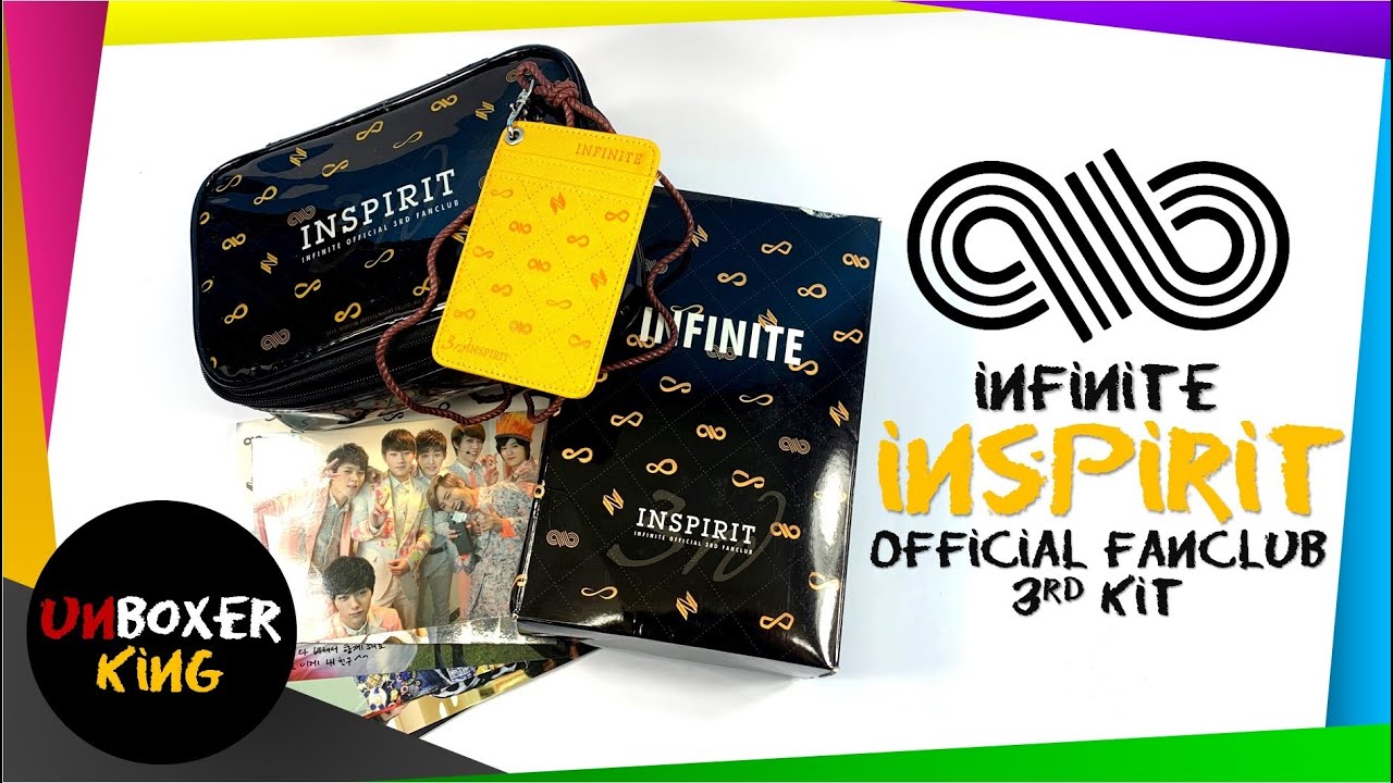 INFINITE 인피니트 || 3RD INSPIRIT OFFICIAL FANCLUB KIT || KPOP MERCH UNBOXING