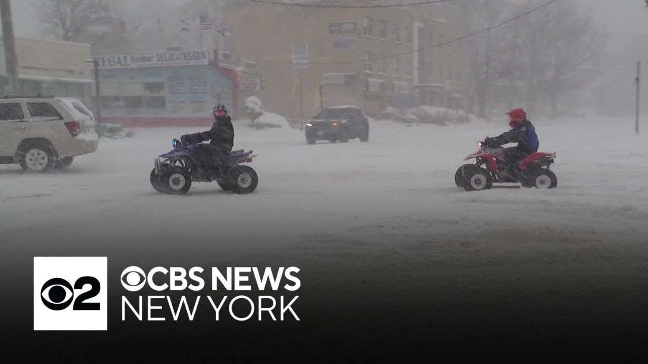 Nassau County gets slammed with snow-sleet mix