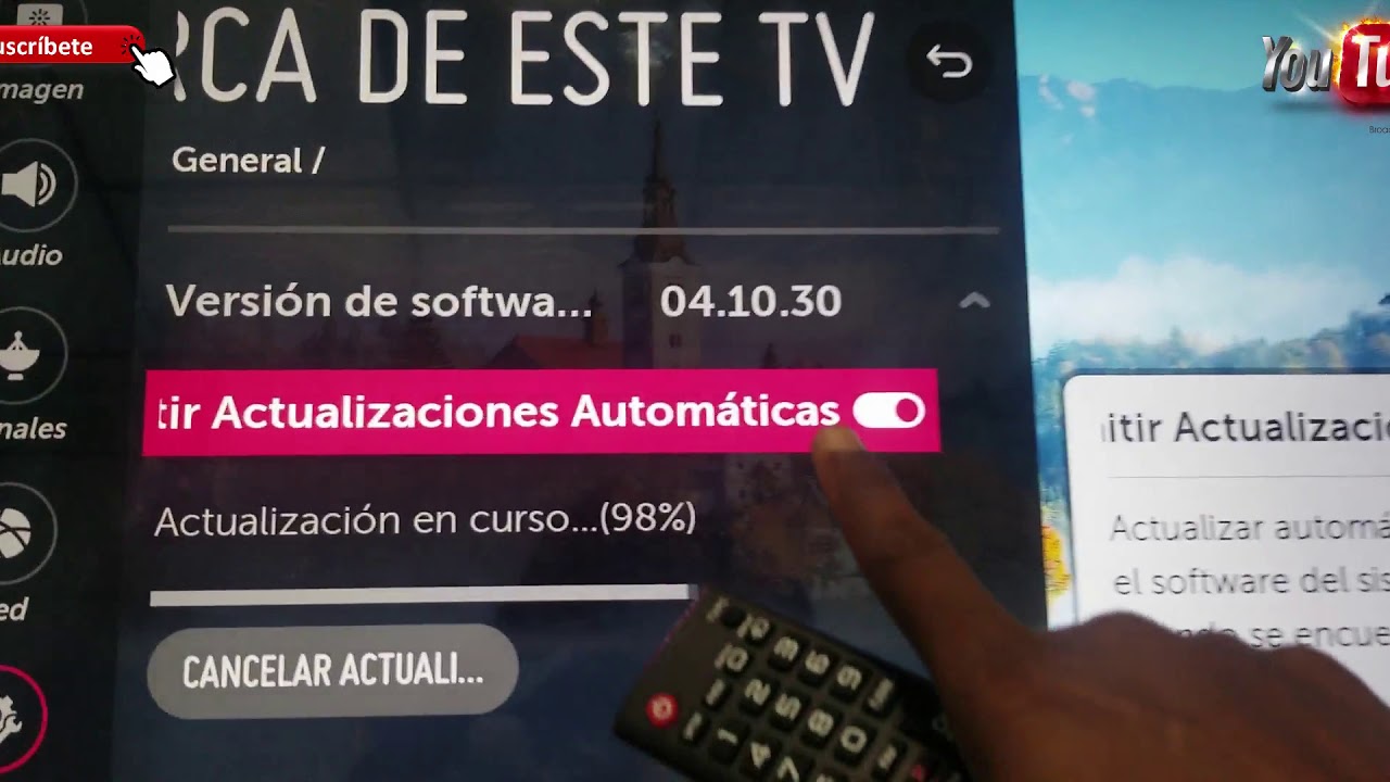 Como Actualizar Televisor LG Con Sistema WebOS