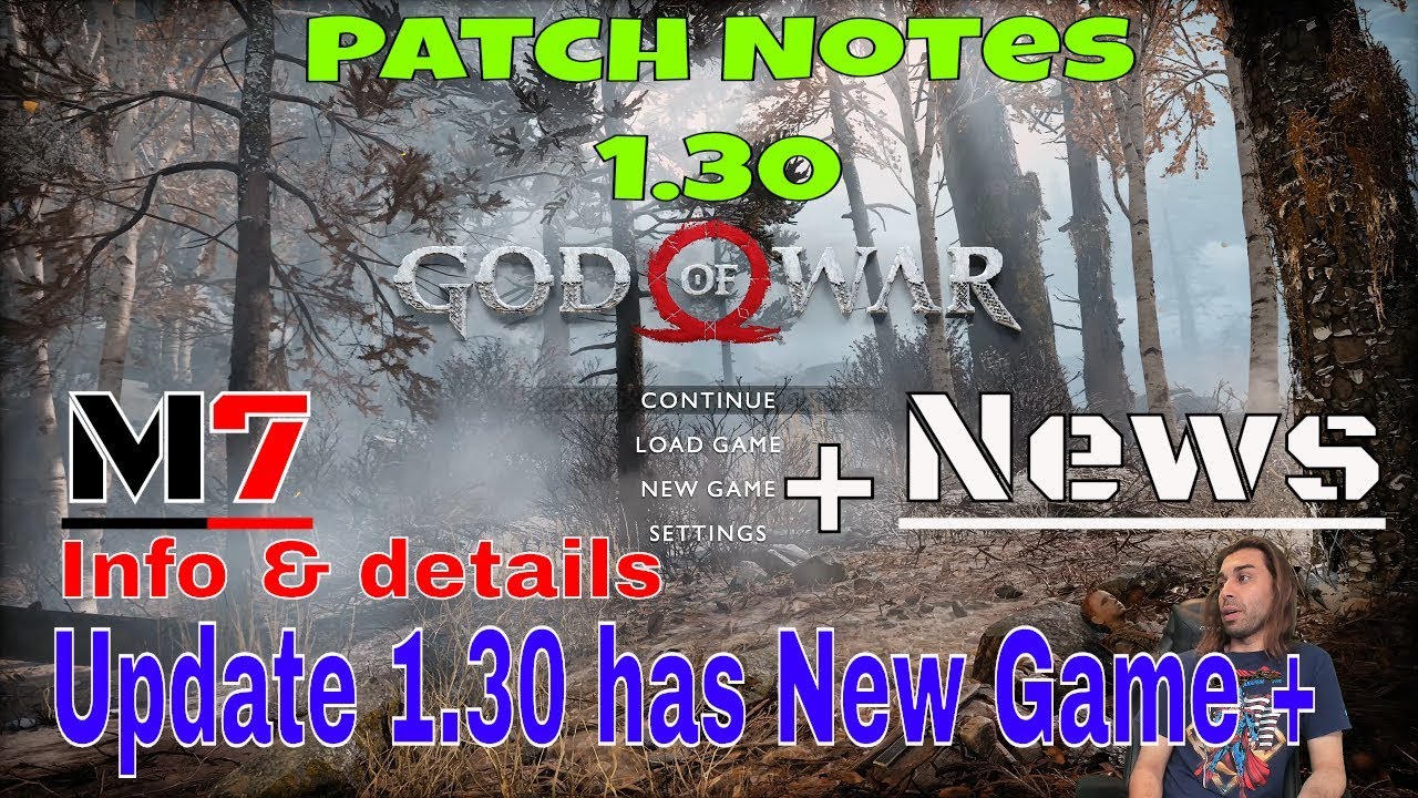 1.30 God of War | 1.30 Patch Notes ( gow Update #1.30 ) [ #Ps4 Pro ] (2018)