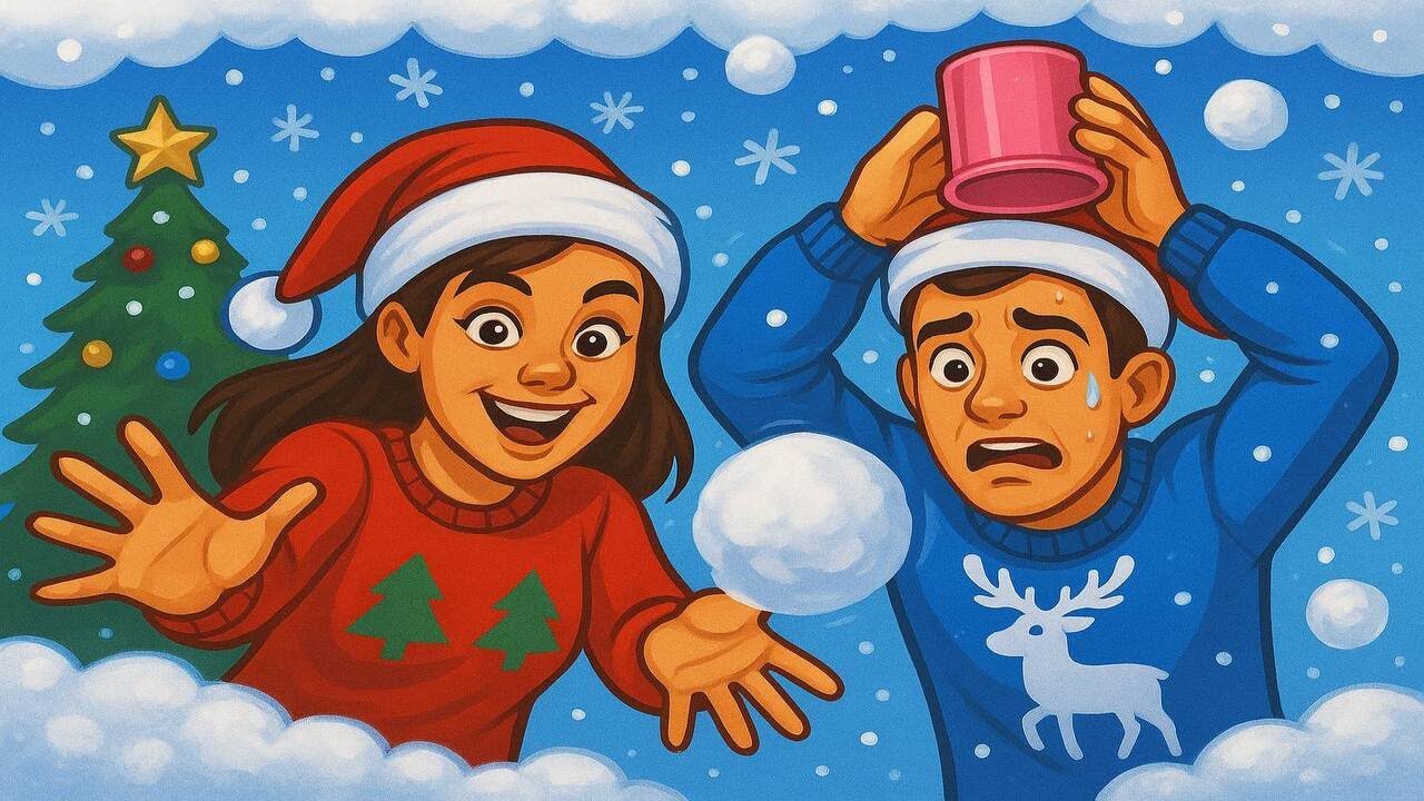 Christmas Snowball Surprise