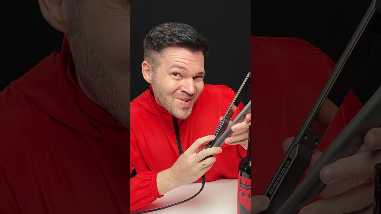 How to open wine using a straightener? #lifehacks #shorts