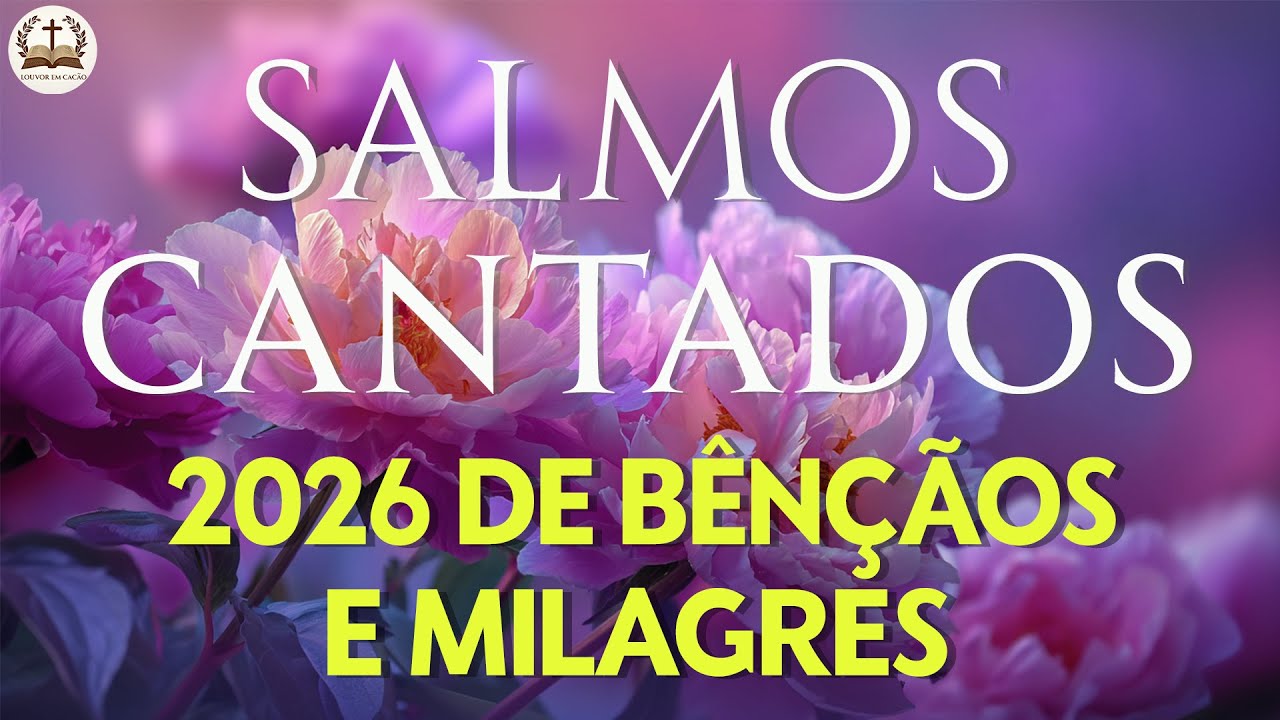 1 Hora de Salmos Cantados Para um 2026 de Bênçãos e Milagres – Louvor em Canção