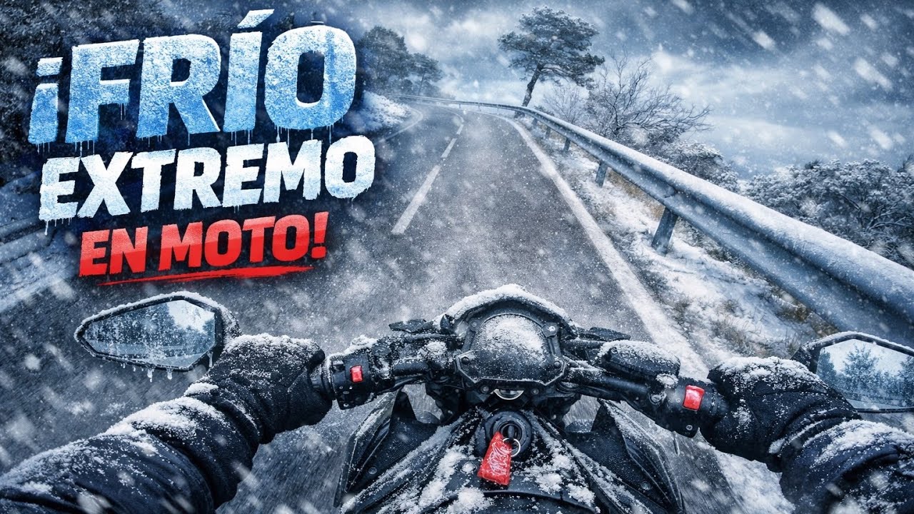 Kawasaki Z900🚀🔊Carretera muy fría ⚠️❄️