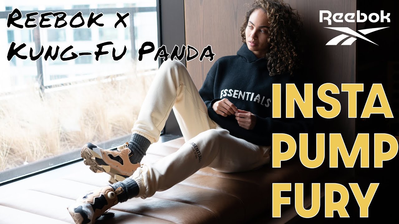 REEBOK x KUNG FU PANDA INSTAPUMP FURY ON FOOT REVIEW, Styling NEW Funko POP WWE RING Unboxing!