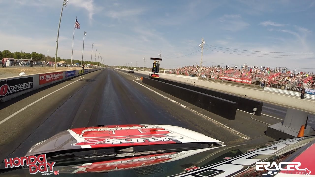 SpeedFactory / Comp Clutch Outlaw Civic 8.06 @ 198mph | Honda Day Atco 2014 | GoPro | ERacer