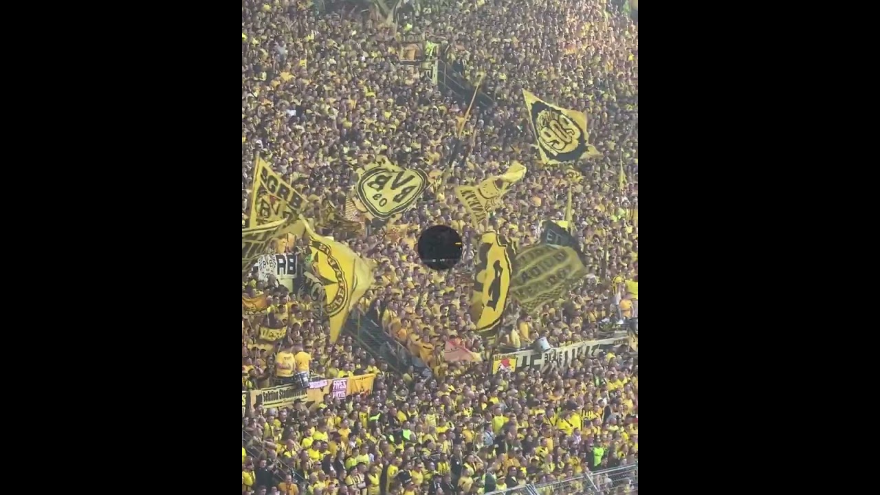 What Dortmund's Yellow Wall REALLY sounds like🔊 #football #podcast #shorts