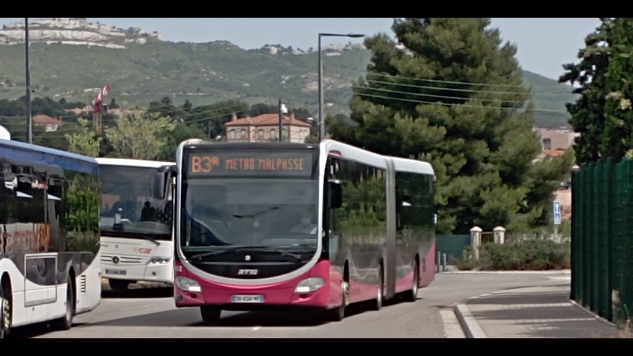 [RTM] Mercedes Citaro GC2 BHNS €5 sur la ligne B3A destination Métro Malpassé (ligne entière)