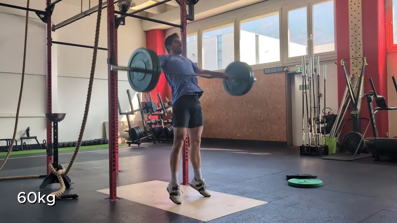 100 kg Snatch 2x1 - 110kg Hang CnJ