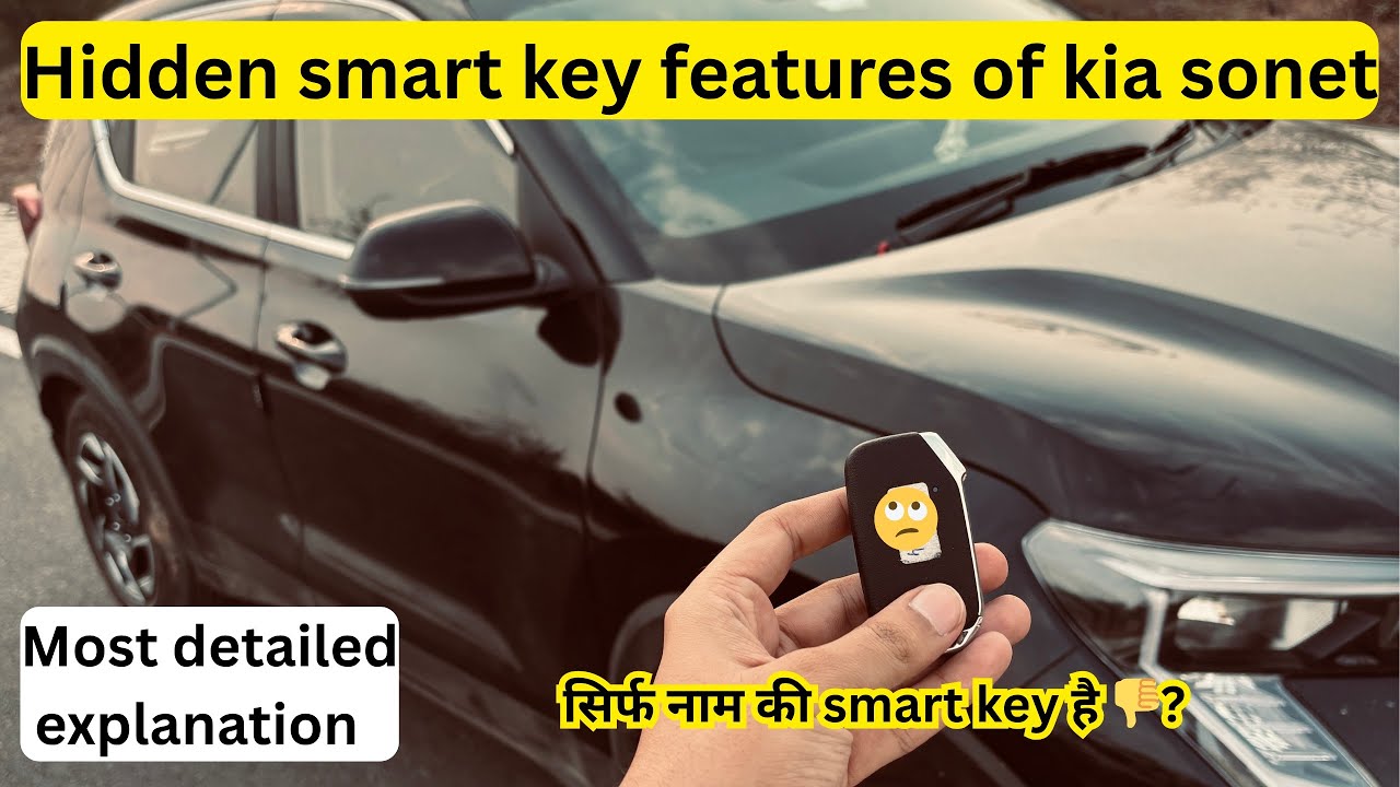 Kia SMART Key Hidden Features Explained | Smart key features of car,most detailed explanation