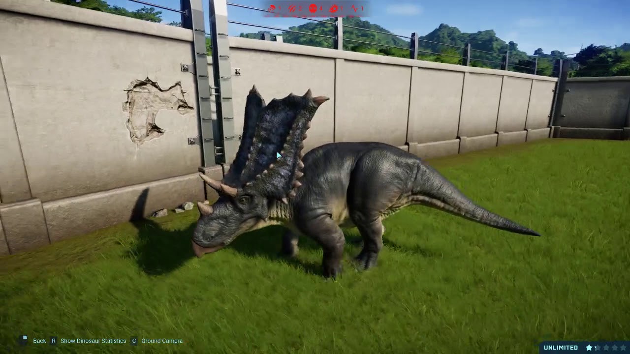 Jurassic World Evolution Skin Battles - Chasmosaurus