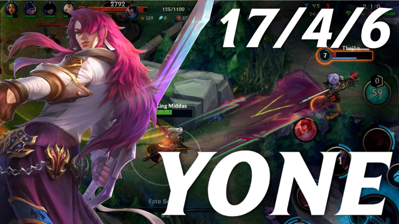 HOW TO PLAY YONE LIKE A PRO -- WILD RIFT CARRY GAMEPLAY