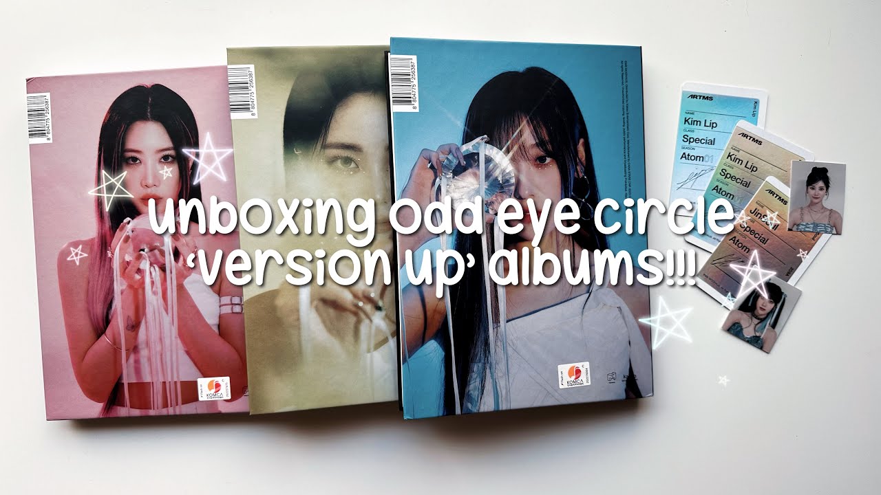 unboxing odd eye circle ‘version up’ albums!!!