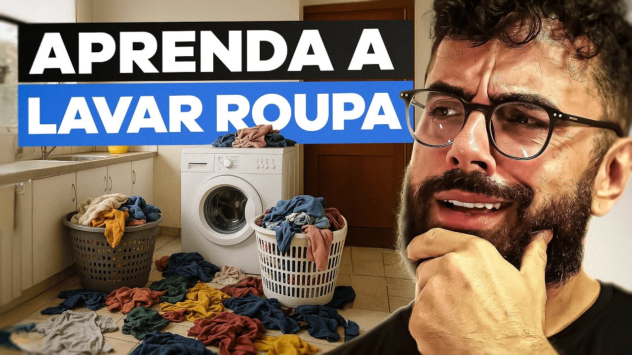 como LAVAR ROUPAS na MÁQUINA DE LAVAR | dicas para morar sozinho 005